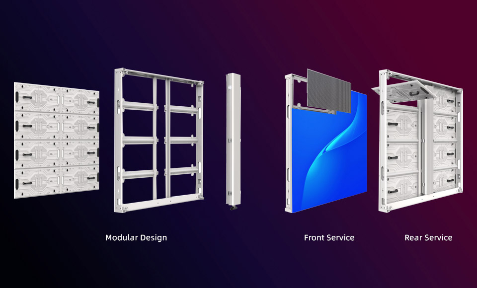 Convenient Front-Rear Service