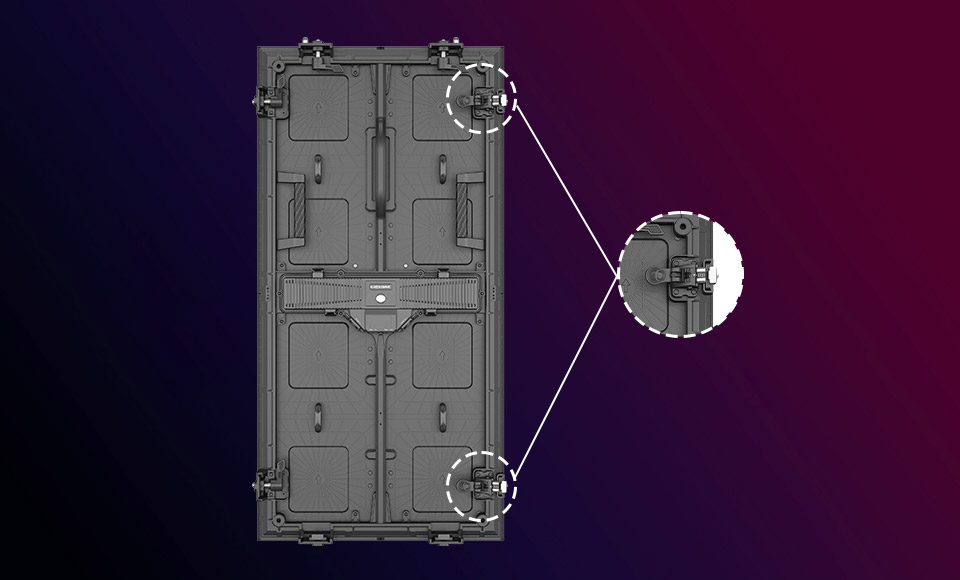  two arc-adjustable tensioning mechanisms